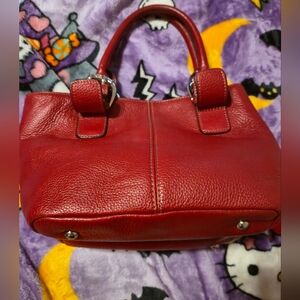 Tignanello Red Leather Handbag